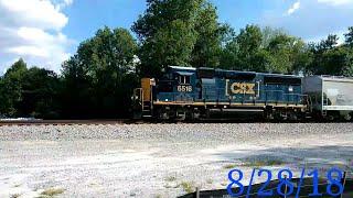 CSX Short Manifest in Lilburn, GA - 8/28/18