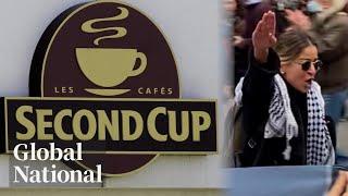 Global National: Nov. 24, 2024 | Second Cup Canada shuts down Montreal franchise over Nazi salute