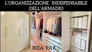 IKEA PAX Idee definitive per organizzare ARMADIO? SALVA spazio/ TOUR armadio organizzazione