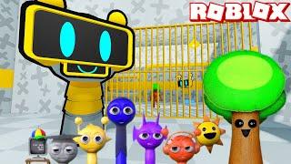 Sprunki Mr Tree Plays Sprunki Fun Bot Prison Run Obby | ROBLOX | Incredibox Sprunki