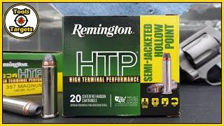 Which HTP Will It Be?...110 VS 125 Grain Remington HTP .357 Magnum Ballistic Gel AMMO Test!