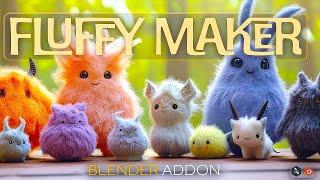 Fluffy Maker Tutorial : Quick and Easy Add Realistic Fur to Blender Models