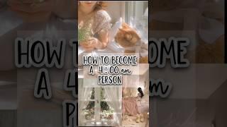 HOW TO WAKEUP EARLY AT 4:00 | BECOME A MORNING PERSON #aesthetic #viral #trending