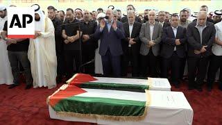 Funeral held for slain Hamas leader Ismail Haniyeh in Qatar