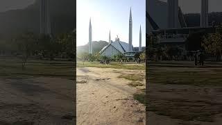 Beautiful Faisal Mosque View #Faisal Masjid #youtubeshorts #ytshorts