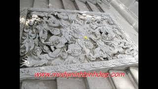 Mẫu chiếu rồng bằng đá - làng nghề đá mỹ nghệ ninh bình