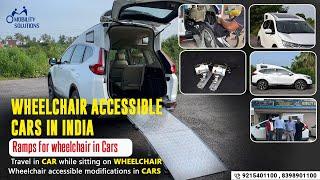 #hondacrv made Accessible for Wheelchair User | RAMPS for #wheelchair in CARS #assistivetechnology