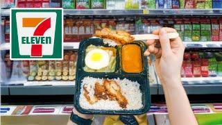 Eating Meals At 7 Eleven in Singapore