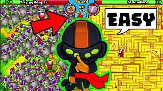 this hidden SECRET WEAPON won me the game... (Bloons TD Battles)