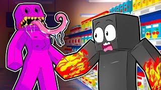 🟨 Minha Amiga Virou Monstro no Super Mercado do Roblox