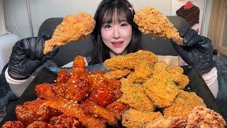 BBQ치킨 근본 황금올리브, 2마리 개큰쿠매 먹방 | CHICKEN MUKBANG | EATING SHOW | ASMR