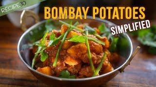 Bombay Potatoes - Tasty Curried Potatoes Indian Style