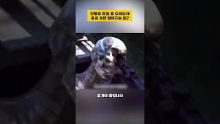 반동을 잡을 줄 모르는 사람이 총을 쏘면?