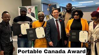 Portable Surprise Verydarkman as he Receive Honor Award from Mayor of Canada and Canadian Government