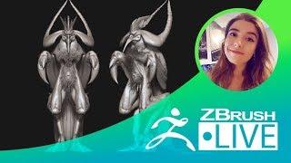 Creature & Character Concept Sculpting - Ashley A. Adams "A_Cubed" - Episode 64