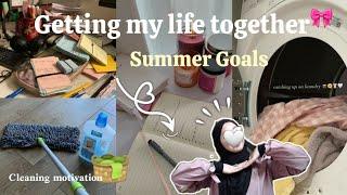 كيف أنظم حياتي من جديد/التخطيط للعطلة الصيفية ️getting my life together for summer/My summer goals