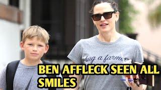 Ben Affleck Finally smiles as Jennifer Garner and kids REUNITE at Ben's apartment