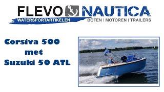 FlevoNautica: Corsiva 500 met Suzuki 50 Pk