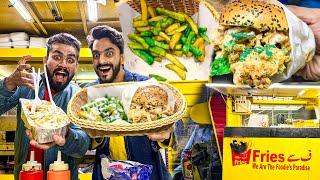 PAKISTANI FRIES KHAI HAY? | FOODIE MISHKAT | PIZZA FRIES 