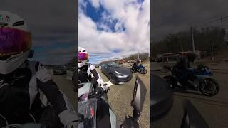 GSXR750 Vs Tesla  #bikelife #bikergirl #bikercouple #ninja400 #gsxr750