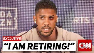 Anthony Joshua Announces RETIREMENT After Daniel Dubois Loss (Post Fight Interview)