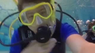 Me Scuba-Diving In a Pool!!!!!!