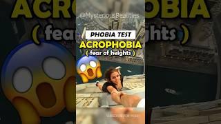 ACROPHOBIA: DO YOU HAVE IT? #shorts #scary #phobia #fear #test #subscribe