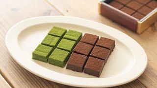 バレンタインの定番! 生チョコの作り方とラッピング(スイートチョコ&抹茶) Nama Chocolate(Sweet & Matcha)｜HidaMari Cooking