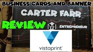Vista Print Unboxing Video : Banner and Business Cards