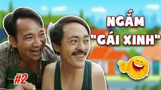 Hài Quang Tèo - Giang Còi | NGẮM GÁI XINH | Gặp nhau cuối tuần VTV | Hài VTV