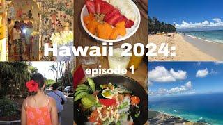 Hawaii 2024: ep. 1 (traveling, meals, beach days, Sunday mass, & exploring)