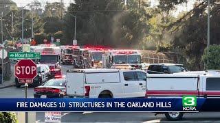 Hundreds ordered to evacuate from fast-moving Oakland Hills fire