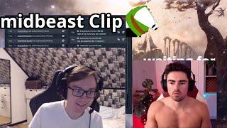 Baus reacting to Midbeast Clip and falls in love | Thebausffs Clips