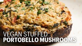 30-Minute Vegan Stuffed Portobello Mushrooms