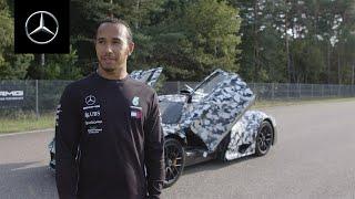 Lewis Hamilton in the Mercedes-AMG Project ONE