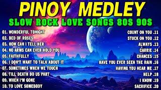 Slow Rock Love Song Nonstop  SLOW ROCK MEDLEY  Rock Ballads 70S 80S 90S  Nonstop Pinoy Medley