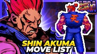 SHIN AKUMA MOVE LIST - Ultra Street Fighter II: The Final Challengers (USFII)