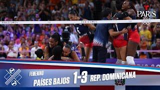 Highlights Voleibol: Países Bajos vs República Dominicana 1-3 | Juegos Olímpicos París 2024