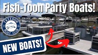 Brand New Boats at Freedom Boat Club | Fish-toon Party Boats!