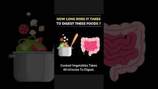 How long does it takes to digest these foods !! #facts #shorts  #viral