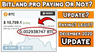 Bitland.pro I Free Bitcoin mining website | Paying or not? | Live Proof