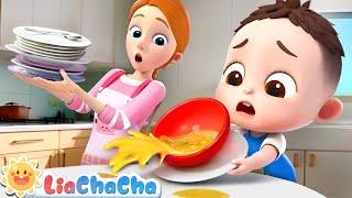 Dinner Time Song | Good Habit Song for Babies | Kids Songs & Nursery Rhymes | LiaChaCha