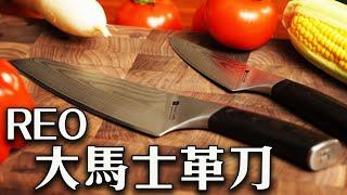 淺聊VG-10鋼材廚刀｜REO大馬士革主廚刀｜超認真的貼心設計手感顏質超群