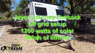 Jayco Journey 1200 watt Solar 560ah lithium runs Air Conditioner, microwave, coffee machine and more