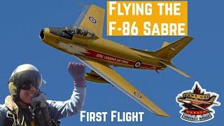 Flying the F-86 Sabre. The first flight analysed and insight on this amazing jet - Scratch Mitchell