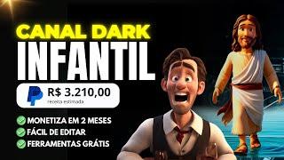 COMO CRIAR E MONETIZAR CANAL DARK DE ANIMAÇÃO INFANTIL: NICHO EM ALTA