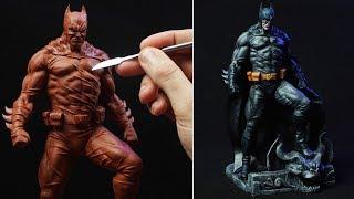 Sculpting BATMAN | Bruce Wayne (Timelapse)