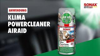 Anwendung SONAX KlimaPowerCleaner AirAid Cherry Kick