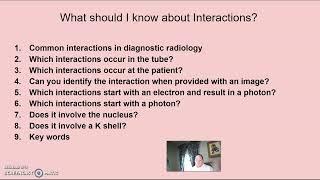 Interactions in Radiology Tricks! Target Interactions & Matter Interactions