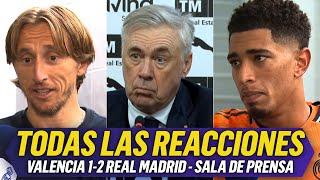 Todas las REACCIONES tras el VALENCIA 1-2 REAL MADRID en MESTALLA